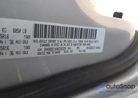 2010 Chrysler Town & Country Touring из США, поврежденный, VIN 2A4RR5D1XAR236329